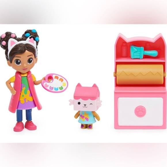 Gabby's Dollhouse, Art Studio Set with 2 Toy Figures, 2 Accessories, - Picture 6 of 7